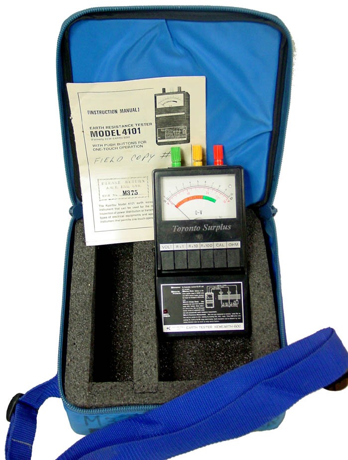 Kyoritsu 4101 KEWEARTH-600 Earth Resistance Tester