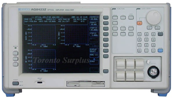 Ando AQ8423Z Optical Amplifier Analyzer with AQ9389B FC Connector Adapter