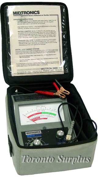  Midtronics 2600 6-12 Volt Battery Condition Tester