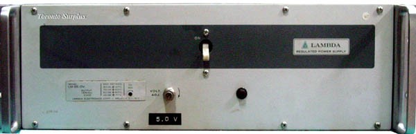 af 4.5V, 10.5A Lambda LM-CC4P5 Power Supply, Regulated, Enclosed Frame 4.5 V, 10.5 A