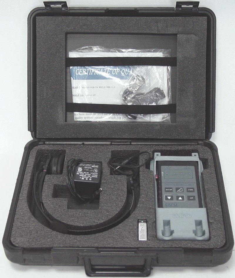 Exfo VCS-10 Multifunction Fiber-Optic Test Set 