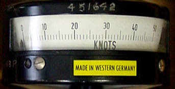 Wilhelm Lambrecht  1438 Anemometer /  Wind Velocity Meter,  3 Cup,  0-60 Knots
