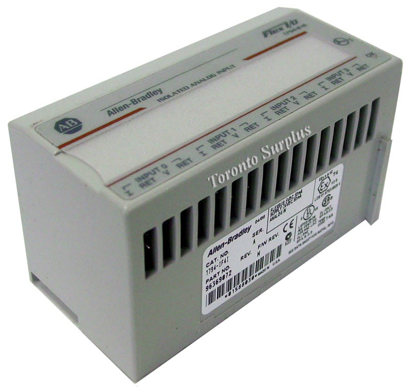 Allen Bradley 1794-IF4I / 1794IF4I / 1794-IF4I/A / 96369072 Isolated Analog Input- Ser. A, F/W Rev. H