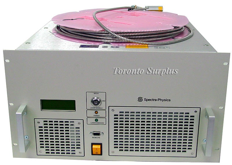 Spectra Physics J80-8S542 / J808S542 Power Supply with Fibre Optic Cables