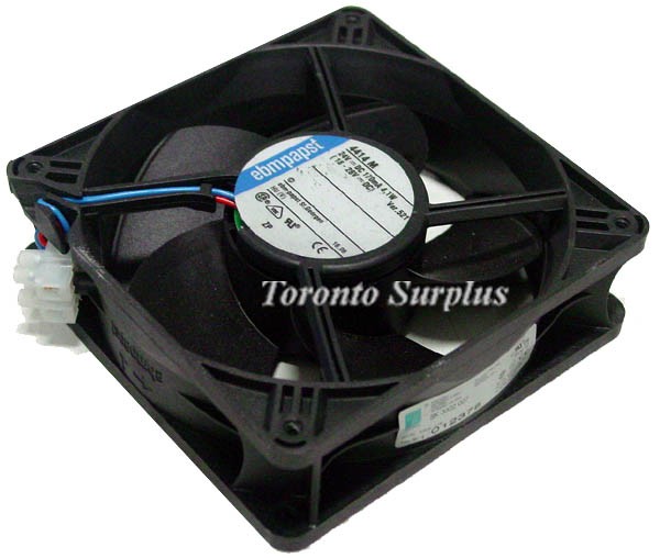 Ebmpapst 4414M Equipment Fan & Filter Unit / Ventilator -24VDC, 0.35A, 7.7W, 5" x 5" 