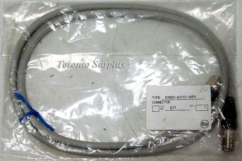 SMC EX500-AC010-SSPS / EX500AC010SSPS M12 Interconnect Cable for For EX500 Serial Interface Unit BRAND NEW / NOS