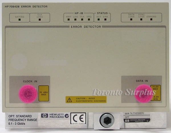 HP 70842B / Agilent 70842B Error Detector