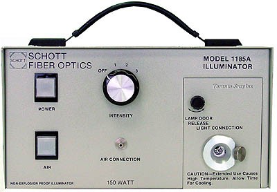 Schott 1185A Fiber Optics Illuminator