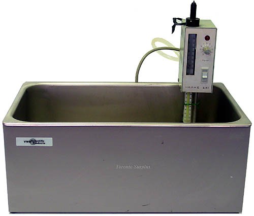 VWR Scientific Heated Water Bath with Haake E51 Immersion Heater Circulator Controller
