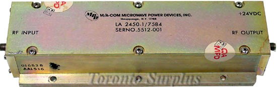 MPD Microwave Power Devices LA 2450-1/7584 Power Amplifier