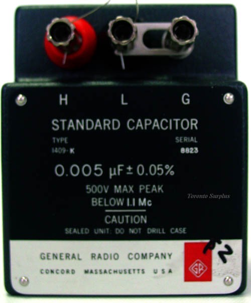 General Radio Company 1409-K Standard Capacitor