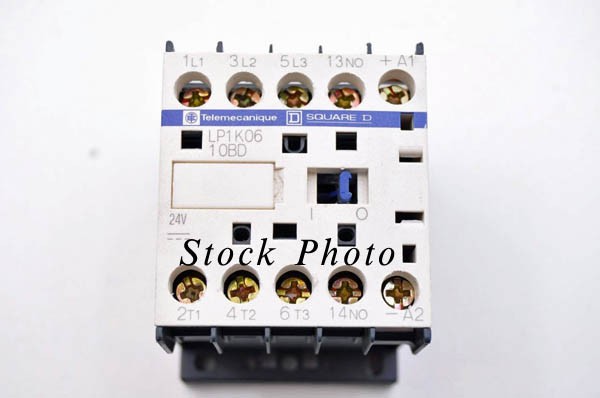 Telemecanique Square D LP1K06 10BD Contactor, 24V DC,  2.2KW