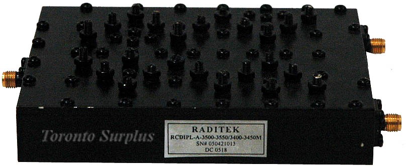 Raditek RCDIPL-A-3500-3550/3400-3450M 3.5GHz Diplexer