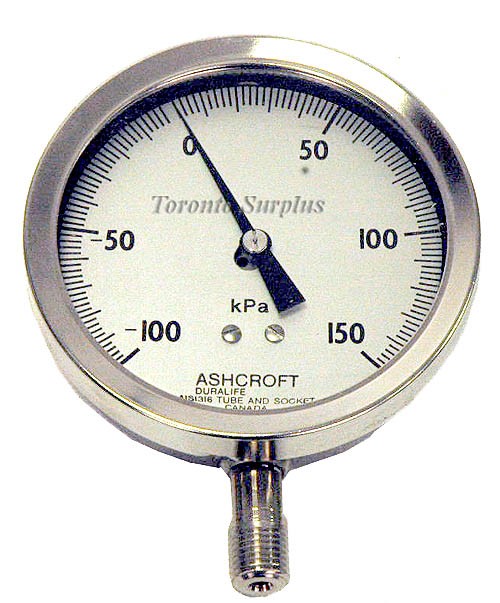 Ashcroft 35-1009SW-2L EFG3EBA Pressure Gauge BRAND NEW / NOS