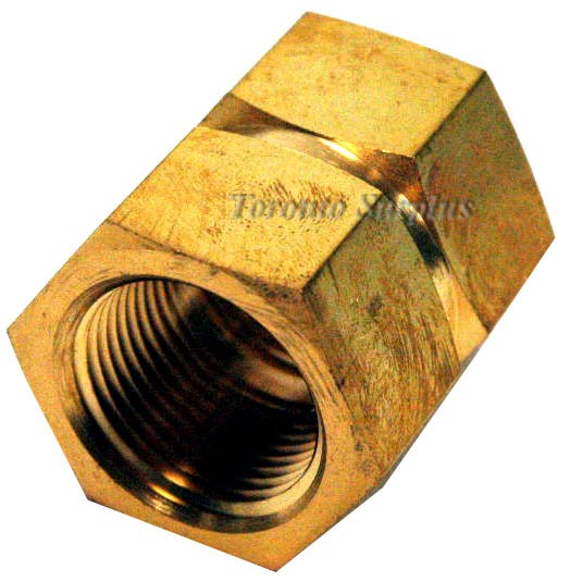 Swagelok B-12-HCG Brass Pipe Fitting, Hex Coupling, 3/4 in. Female NPT 