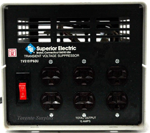 Superior Electric TVS151P6DU 6-Output Transient Voltage Supressor