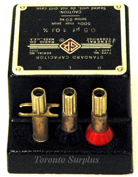 General Radio Company 1409-X Standard Capacitor