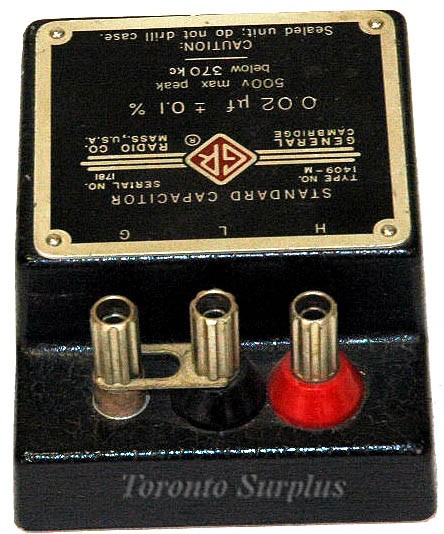 General Radio Company 1409-M Standard Capacitor