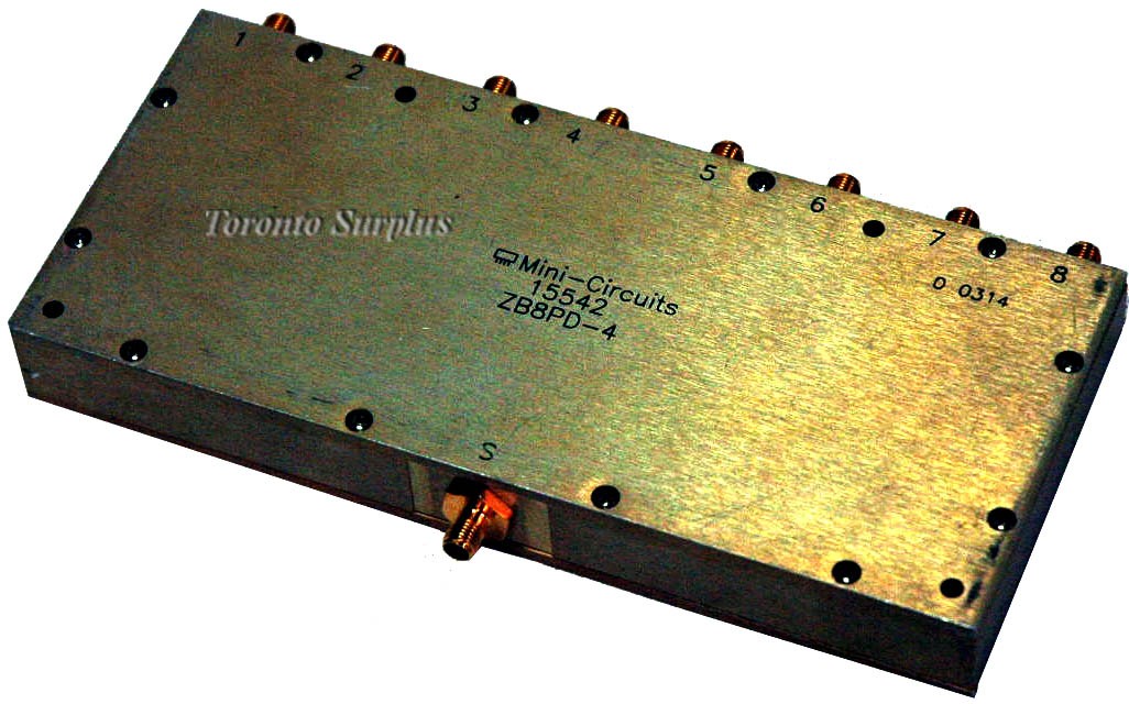 Mini-Circuits 15542 ZB8PD-4 / ZB8PD4 Power Combiner / Splitter 1000 to 2000 MHz