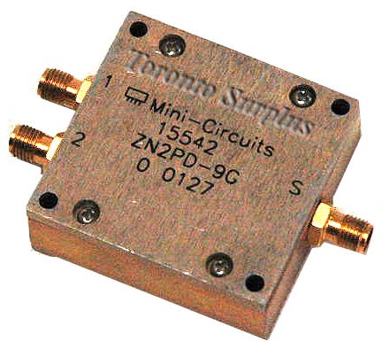 Mini-Circuits 15542 ZN2PD-9G / ZN2PD9G Coaxial Power Splitter 1700-9000 MHz