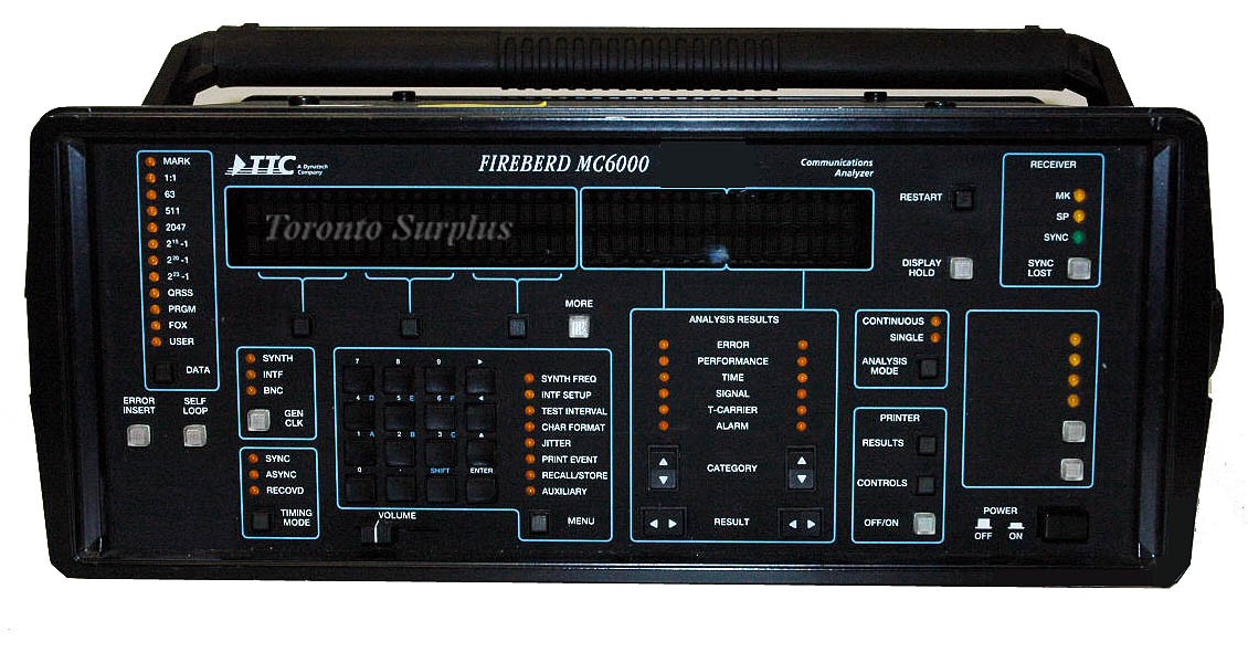 TTC / Dynatech / JDSU / Acterna Fireberd MC6000 Communications Analyzer