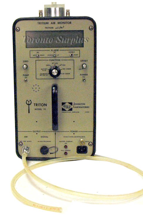 Johnston Laboratories Triton Model 111 Tritium Air Monitor 