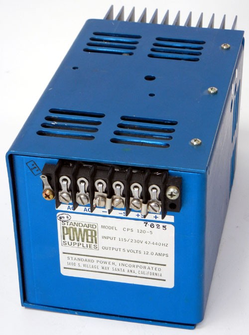af 5V, 12A Standard Power Supplies CPS120-5, Enclosed Frame 