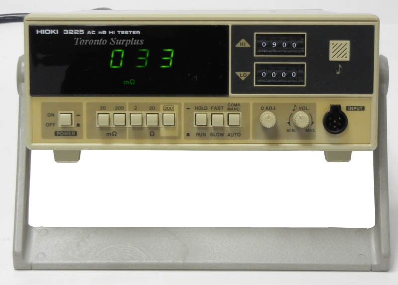 Hioki 3225 AC Digital milliohm Hi Tester