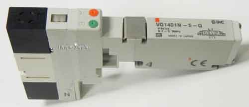 SMC VQ1401N-5-Q/ VQ1401N5Q, 4 Way Pneumatic Dual Solenoid Control Valve