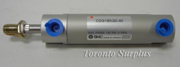 SMC CDG1BN20-40 Pneumatic Air Double Acting Cylinder / Actuator, 150 PSI / 1MPa, BRAND NEW / NOS