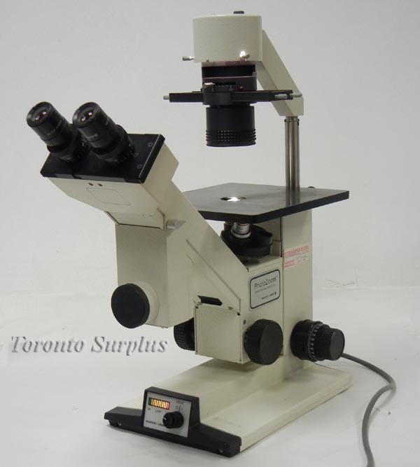 Bausch & Lomb PhotoZoom Inverted Microscope, Eye Pieces, Objectives, Light Source