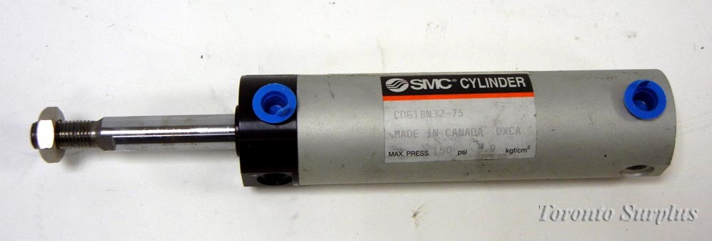 SMC CDG1BN32-75-H7PWL cyl, air, dbl act, auto-sw, CG/CG3 ROUND BODY CYLINDER, 150 PSI 9.9 kgf/cm2, Brand New / NOS