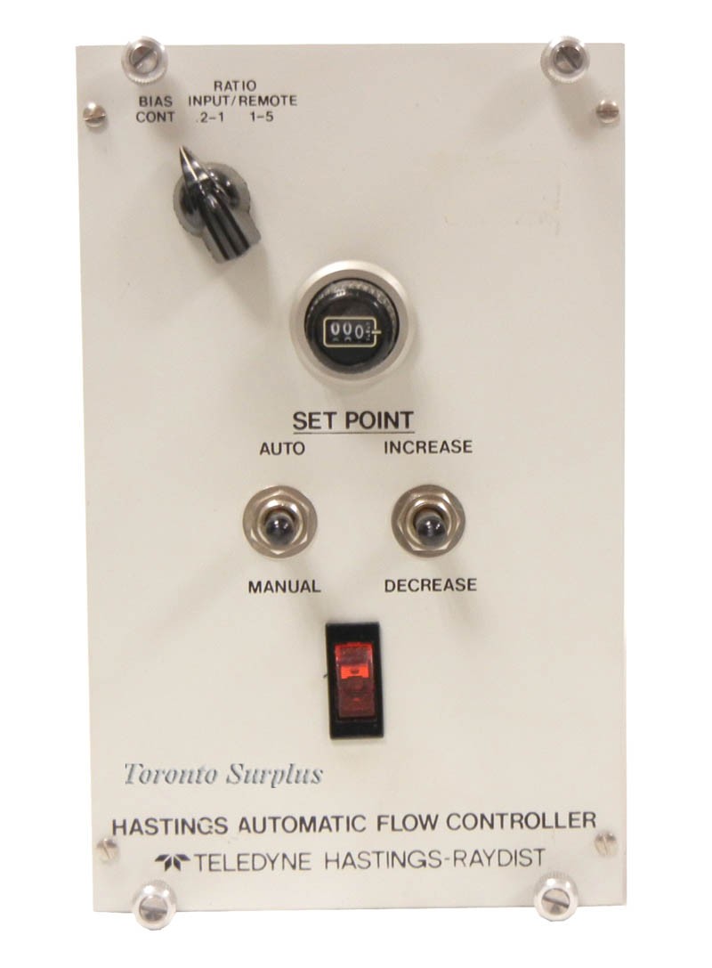  Teledyne Hastings-Raydist FC-2P Automatic Flow Controller With Manual