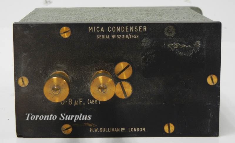 H W Sullivan & Griffiths 0.8µF Mica Condenser
