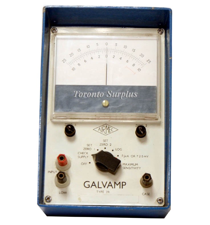 Galvamp 391 Stroommeter 1µ-2.5mV 