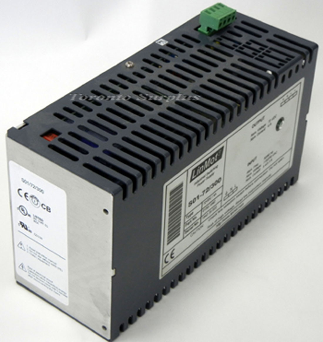 as 72V, 4A LinMot S01-72/300 Power Supply, Enclosed Frame, Switching Type 72 V, 4 A 