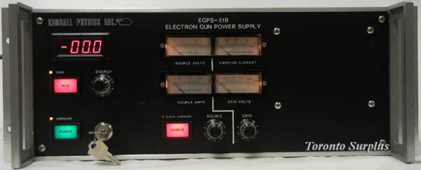 Kimball Physics EGPS-21B Electron Gun Power Supply, 120V , 100W