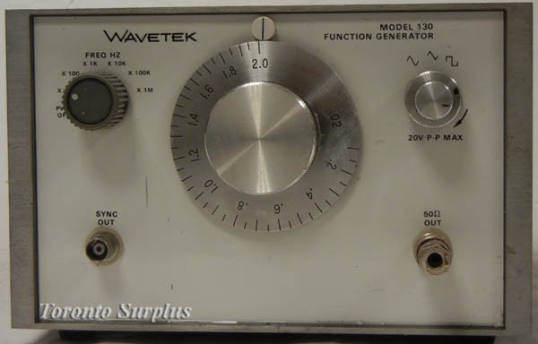 Wavetek Model 130 Function Generator                                                 
