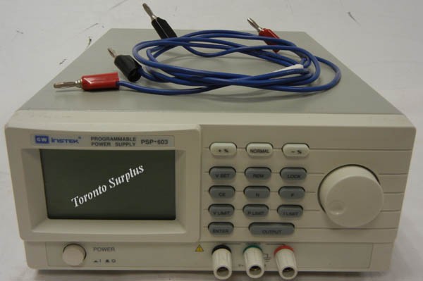 GW Instek PSP-603 Programmable Power Supply