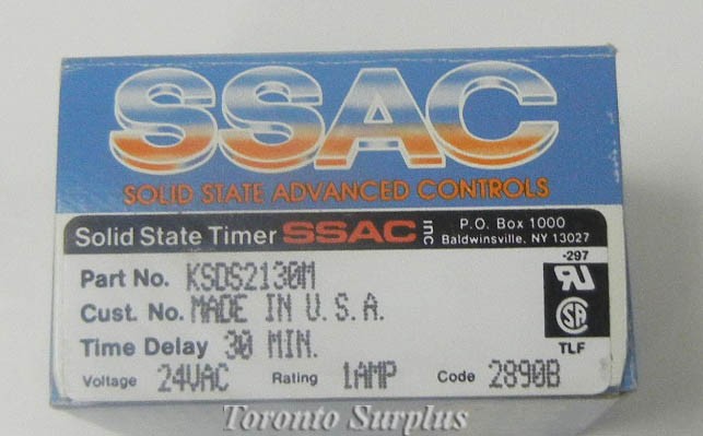 SSAC KSDS2130M Single Shot Solid State Timer
