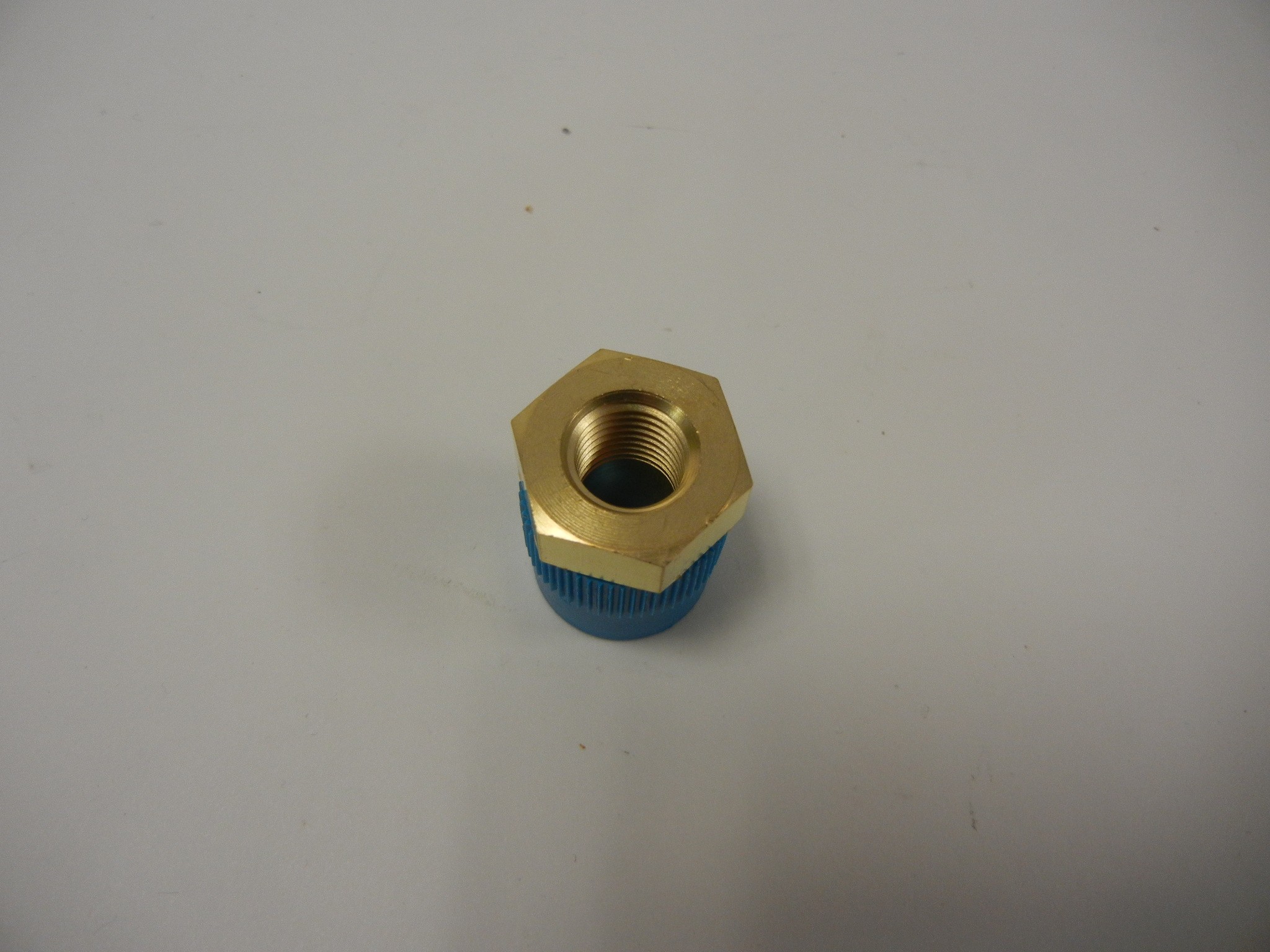 Swagelok B-8-RB-4 Brass Pipe Fitting, Reducing Bushing, 1/2 in. Male NPT x 1/4 in. Female NPT 