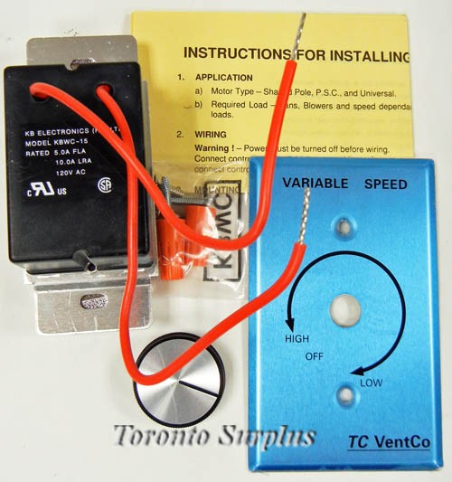 KB Electronics KBWC15K Variable Speed AC Solid State Motor Control