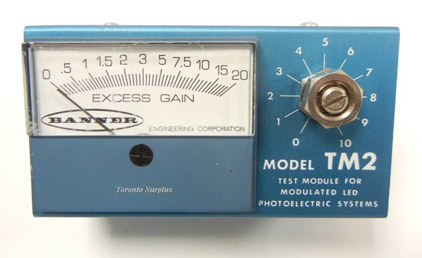 Banner Engineering TM2 Photoelectic Test Module for Modulated LED Photoelectric System