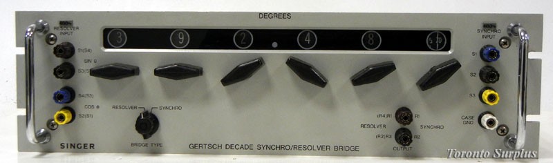 Singer DSRB-5C-4R Gertsch Decade Synchro / Resolver Bridge