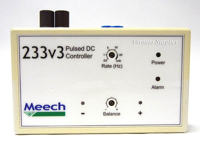 Meech 233v3 Pulsed DC Controller, Pulse Rate/Frequency Range (0.5 to 20 Hz)