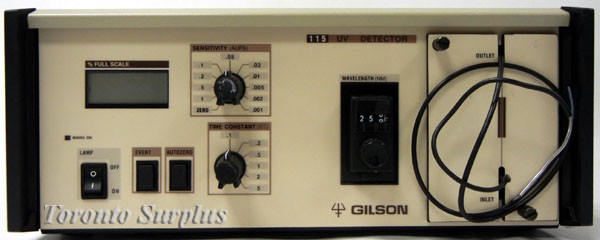 Gilson 115 UV Variable Wavelength Absorbance Detector, HPLC, Chromatography