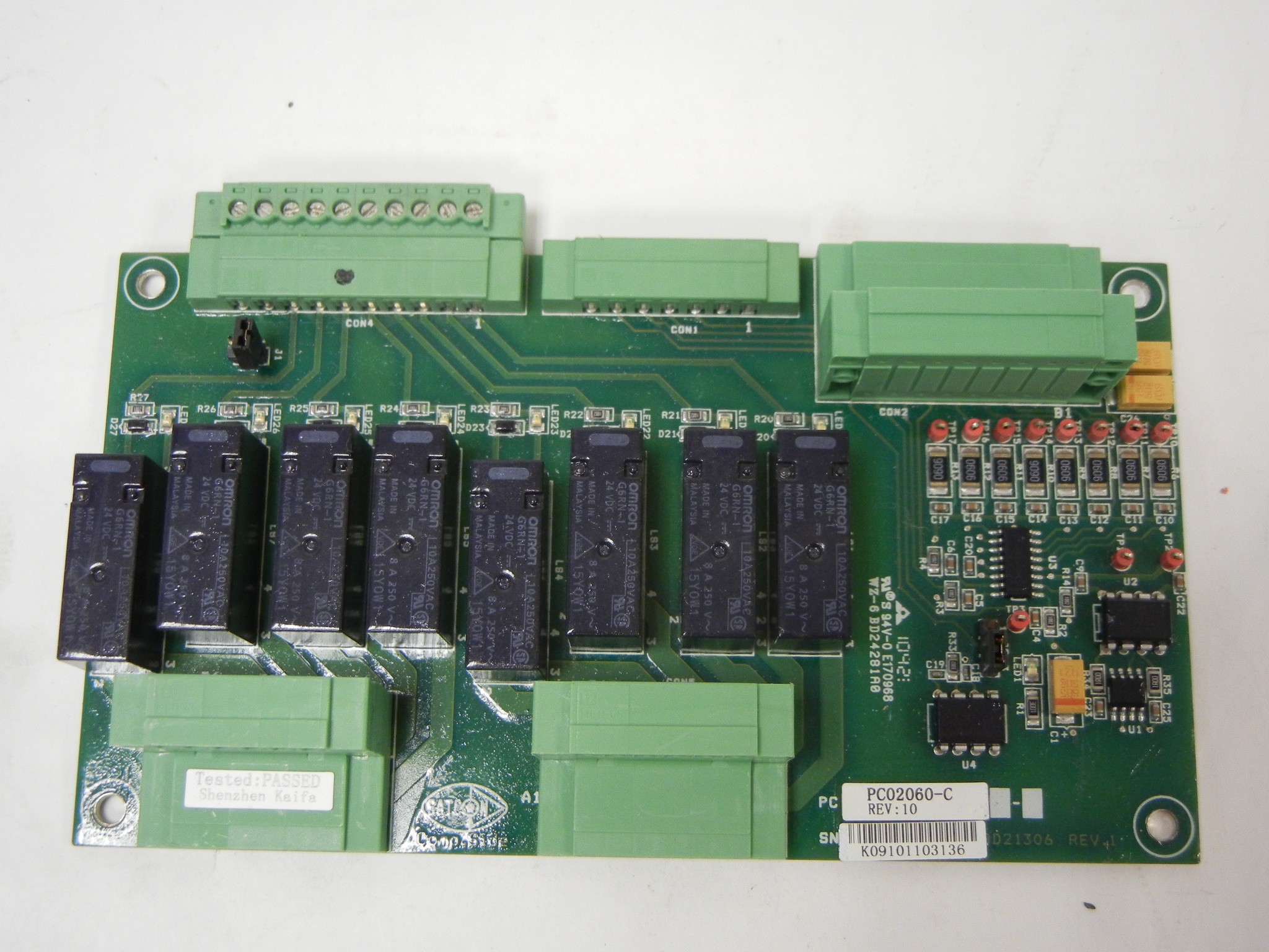Satcon PC 02060-C / PC02060 Rev C / PC02060-C Power Control Board