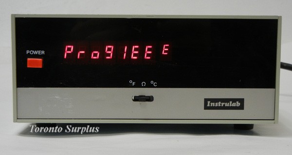 Instrulab 4221-13-15-06 / 4200 Series Temperature Monitor, Range -218C to +660C Celcuis, ITS90, 25.5ohm SPRT. Programmable Coefficients, 117V, 50 to 400Hz