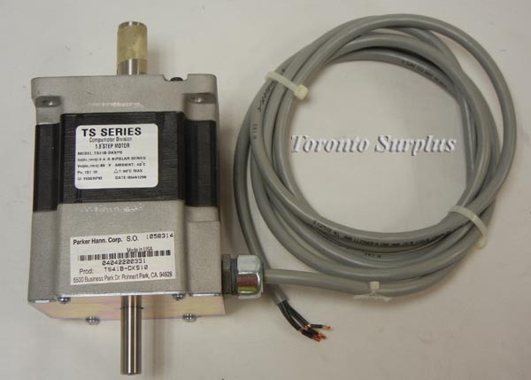 Parker-Compumotor TS41B-DKNPS / TS Series 1.8 Degree Step Motor Large Stepper with Double Shaft, 65VDC 4.4A Bipolar Series, 151W, 1500RPM
