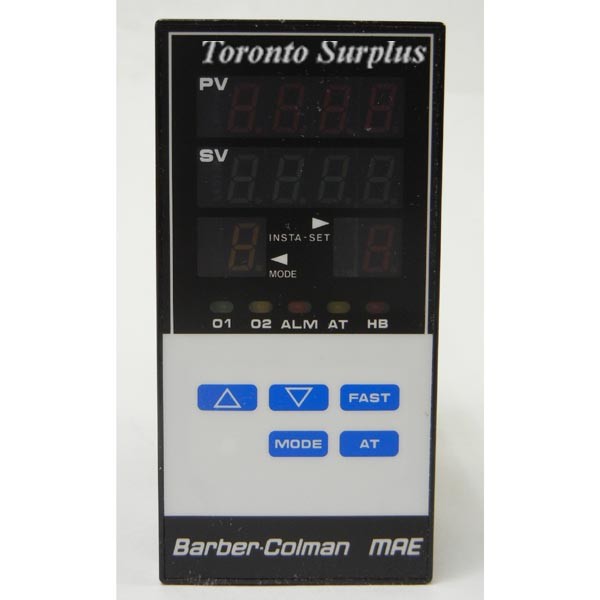 Barber-Colman MAE MAE2-0300-000-0-00 Termperature Controller, Eighth DIN Controllers, RTD Type